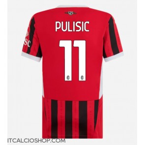 AC Milan Christian Pulisic #11 Prima Maglia Femmina 2024-25 Manica Corta